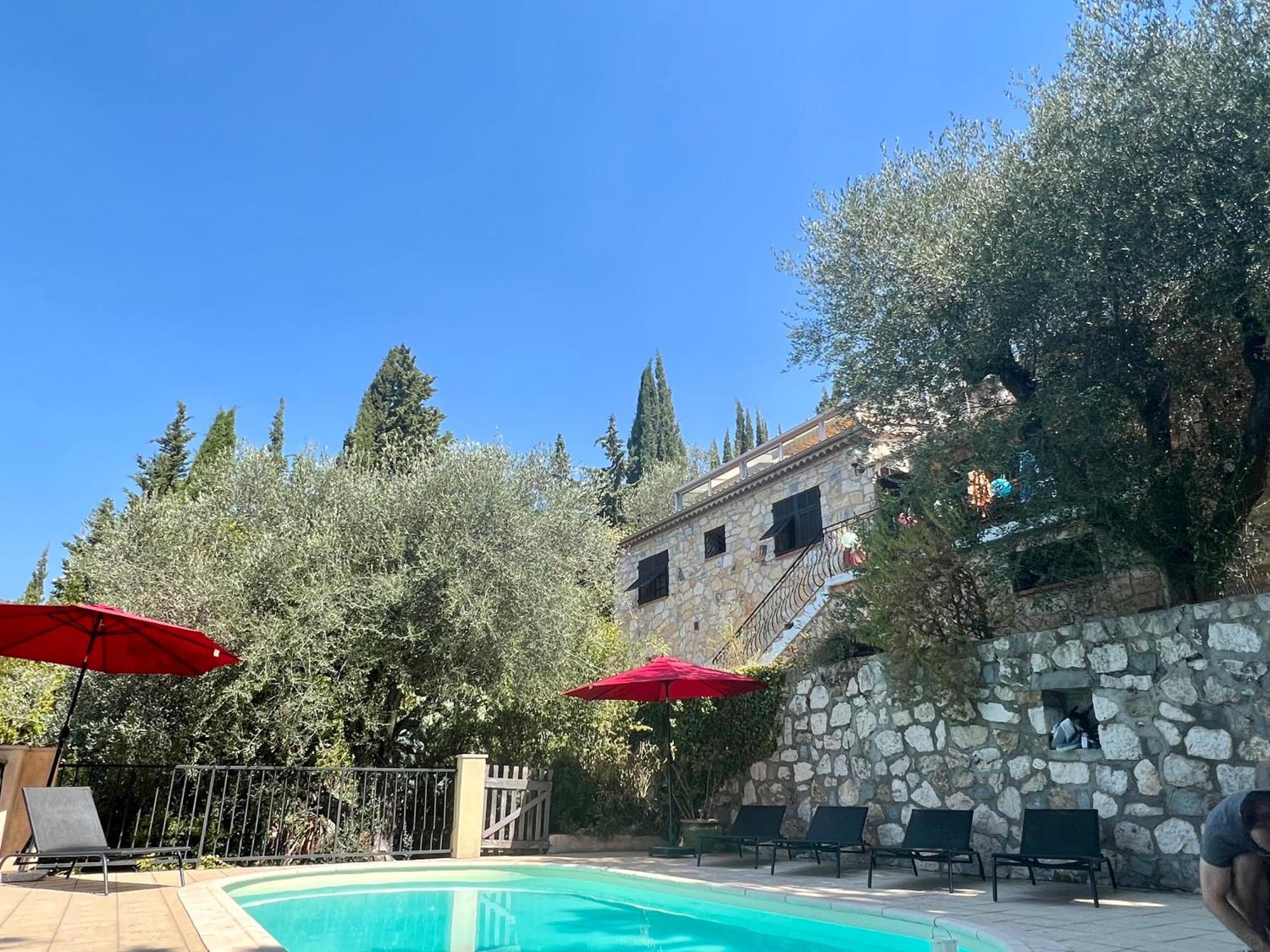 Entre Nice Et Monaco Grande Villa Avec Piscine Privee 12 Personnes Drap Ngoại thất bức ảnh